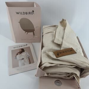Wildbird Ring Sling Sparrow Linen Single Layer 74in Gold Ring
